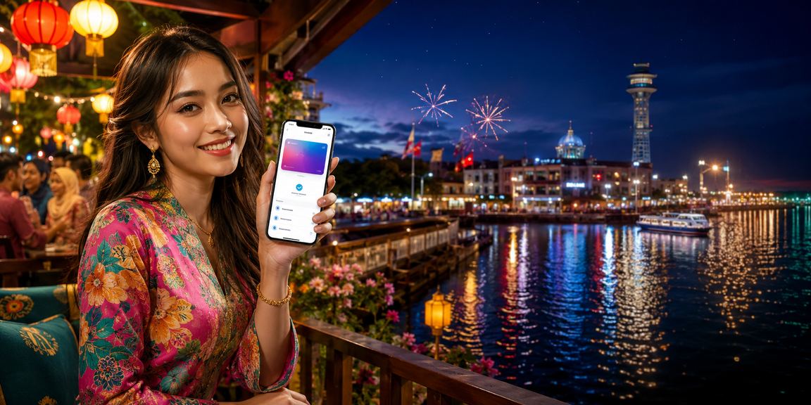 Pengguna Malaysia mengakses platform 2082 melalui aplikasi mudah alih Android