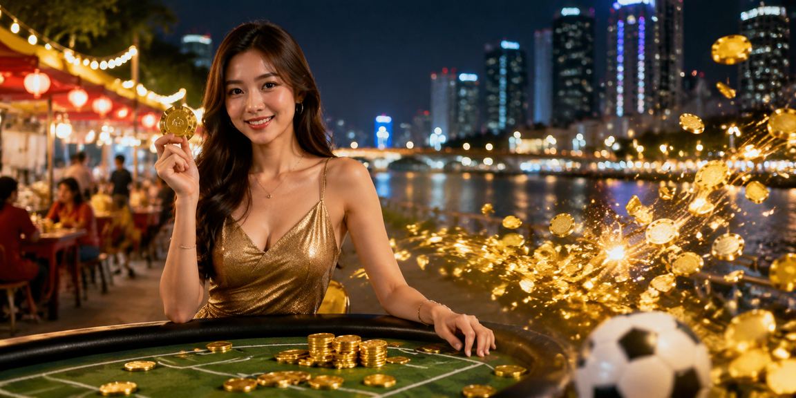 Penyokong bola sepak Malaysia menyemak odds perlawanan di telefon pintar