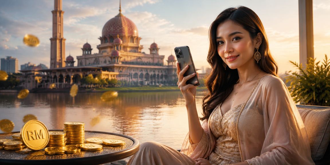Pemain Putrajaya menggunakan telefon untuk pertaruhan E-Sukan di platform 2082